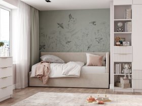 Диван-кровать Бенто (крем) в Мамоново - mamonovo.mebel-nsk.ru | фото