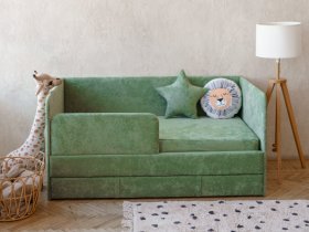 Диван-кровать Happy (зеленый) в Мамоново - mamonovo.mebel-nsk.ru | фото