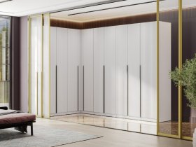 Гардеробная Эккервуд (белый) в Мамоново - mamonovo.mebel-nsk.ru | фото