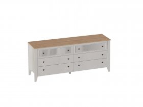 Комод 6ящ. Валенсия (гостиная) в Мамоново - mamonovo.mebel-nsk.ru | фото