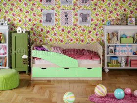 Кровать детская Бабочки 1,8 м в Мамоново - mamonovo.mebel-nsk.ru | фото