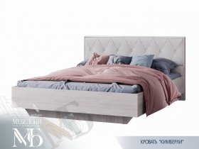 Кровать двуспальная 1,6м Кимберли КР-13 в Мамоново - mamonovo.mebel-nsk.ru | фото