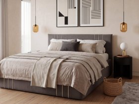 Кровать двуспальная 1,6м с подъем. мех. Леванте в Мамоново - mamonovo.mebel-nsk.ru | фото