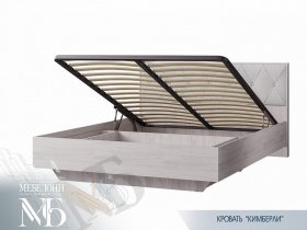 Кровать двуспальная с подъем. мех. 1,6 м  Кимберли КР-13 в Мамоново - mamonovo.mebel-nsk.ru | фото