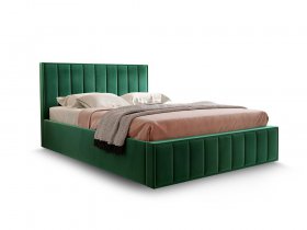 Кровать мягкая 1,6 Вена стандарт, вар.1 в Мамоново - mamonovo.mebel-nsk.ru | фото