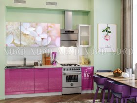 Кухонный гарнитур Вишневый цвет в Мамоново - mamonovo.mebel-nsk.ru | фото