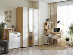 Модульная детская Санса (дуб сонома/белый) в Мамоново - mamonovo.mebel-nsk.ru | фото