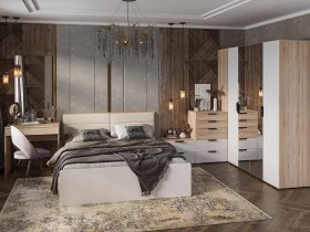 Модульная спальня Норд в Мамоново - mamonovo.mebel-nsk.ru | фото