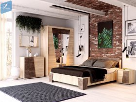 Модульная спальня Санремо в Мамоново - mamonovo.mebel-nsk.ru | фото