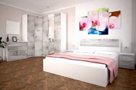 Модульная спальня Сорренто в Мамоново - mamonovo.mebel-nsk.ru | фото