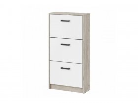 Обувница ОБ-3 Вега (дуб крафт серый/белый) в Мамоново - mamonovo.mebel-nsk.ru | фото