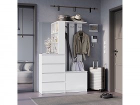 Прихожая Симпл ПР-04 (белый) в Мамоново - mamonovo.mebel-nsk.ru | фото