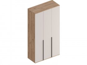 Шкаф 3-ств Сицилия (дуб альпийский/тефия) в Мамоново - mamonovo.mebel-nsk.ru | фото