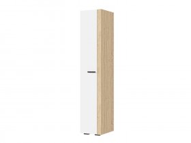 Шкаф 400 ШК-01 Санса (дуб сонома/белый) в Мамоново - mamonovo.mebel-nsk.ru | фото