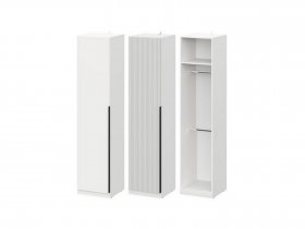 Шкаф ШК-50 Эккервуд (белый) в Мамоново - mamonovo.mebel-nsk.ru | фото
