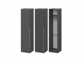 Шкаф ШК-50 Эккервуд (графит) в Мамоново - mamonovo.mebel-nsk.ru | фото
