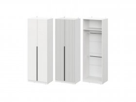 Шкаф ШК-75 Эккервуд (белый) в Мамоново - mamonovo.mebel-nsk.ru | фото