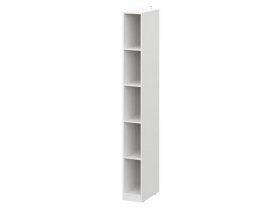 Шкаф-стеллаж ШК-25 Эккервуд (белый) в Мамоново - mamonovo.mebel-nsk.ru | фото
