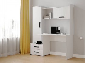 Стол письменный «Квартет-9» (белый) в Мамоново - mamonovo.mebel-nsk.ru | фото
