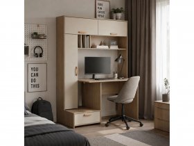 Стол письменный Лайт 03.243  (плэйн/сатин) в Мамоново - mamonovo.mebel-nsk.ru | фото