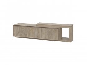 Тумба под ТВ 22 J-Э Этна (дуб эндгрей) в Мамоново - mamonovo.mebel-nsk.ru | фото